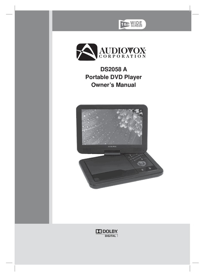Audiovox DS2058 A User manual Audiovox DS2058 A User manual