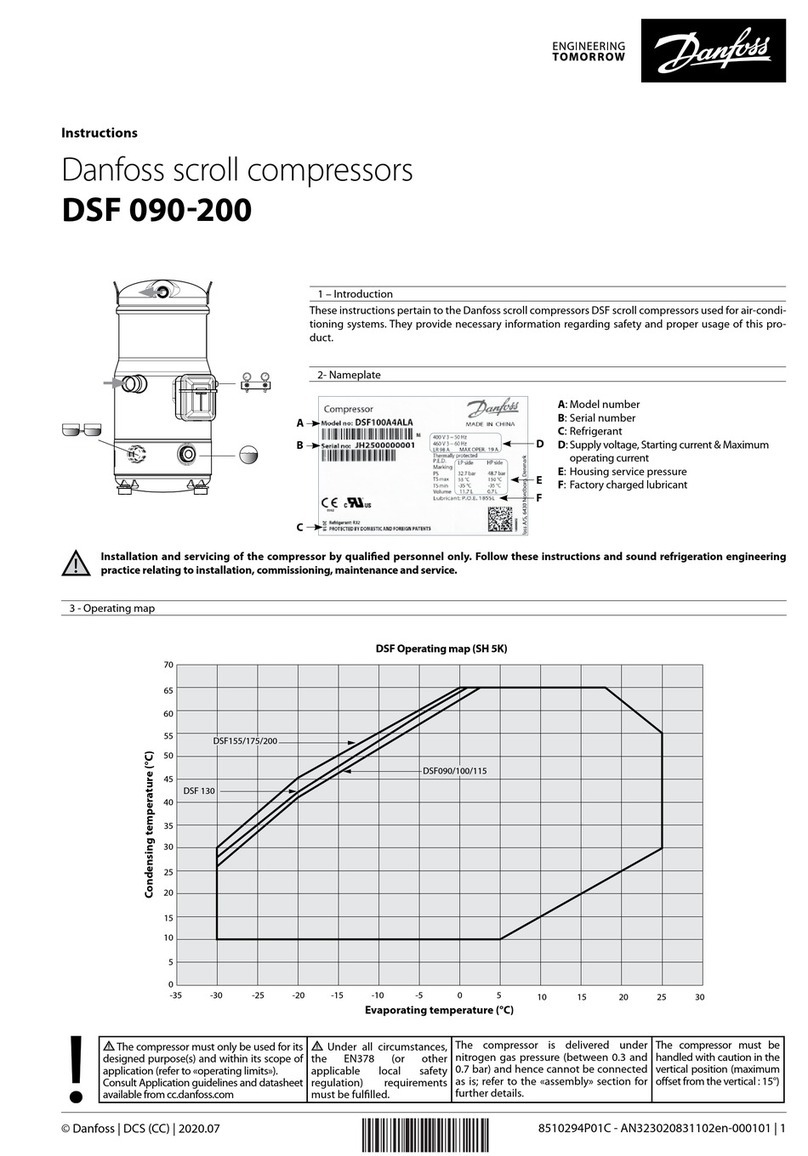 Danfoss DSF090 User manual