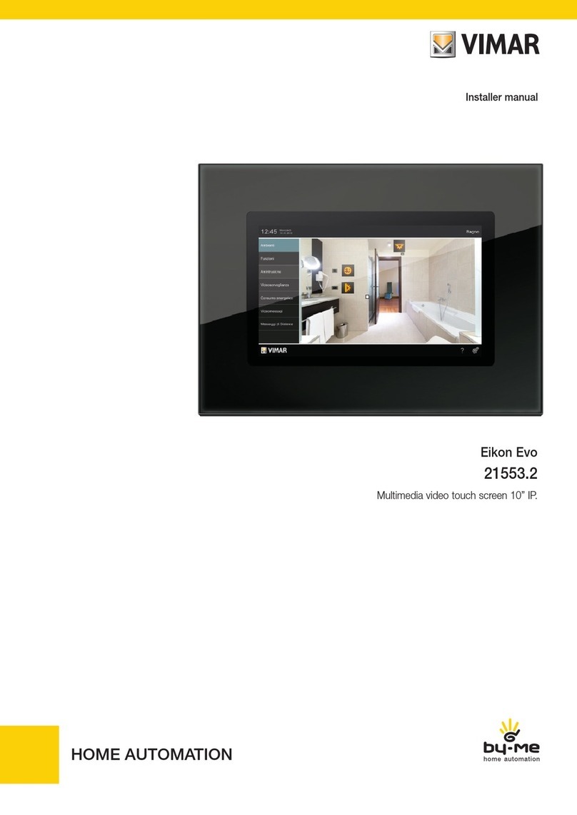Vimar By-me Eikon Evo 21553.2 User guide