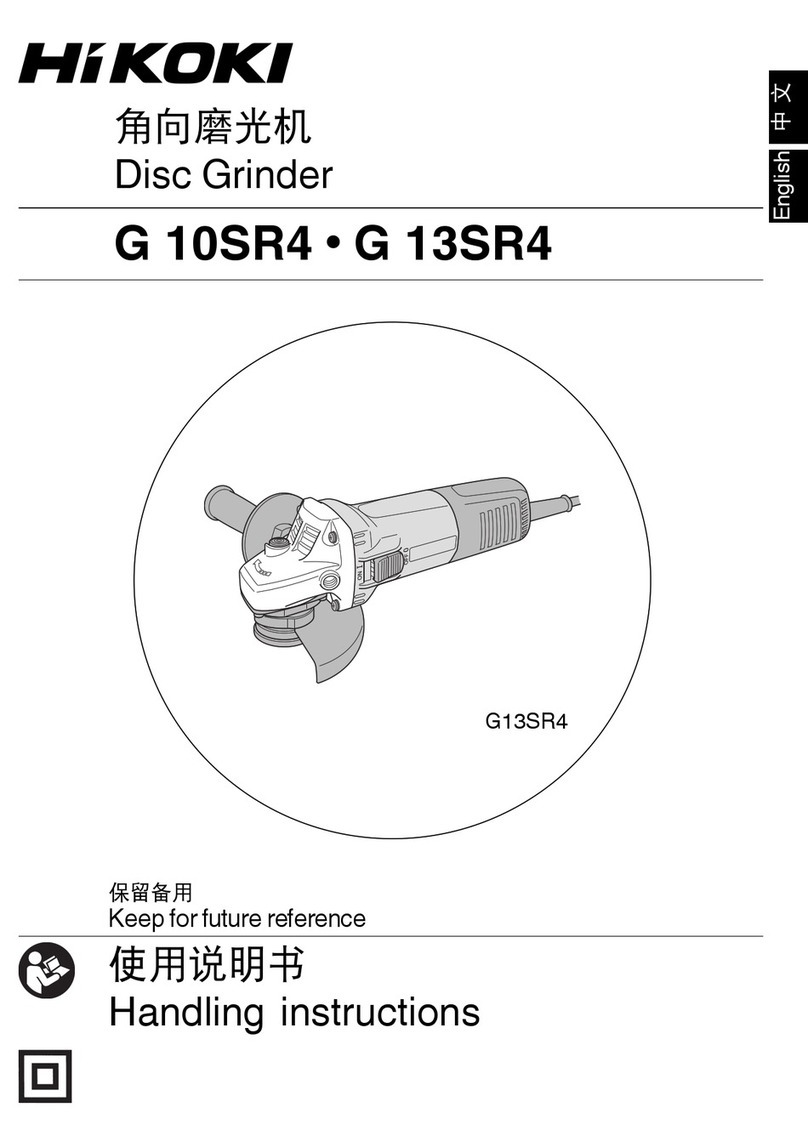 HIKOKI G 13SR4 User manual HIKOKI G 13SR4 User manual
