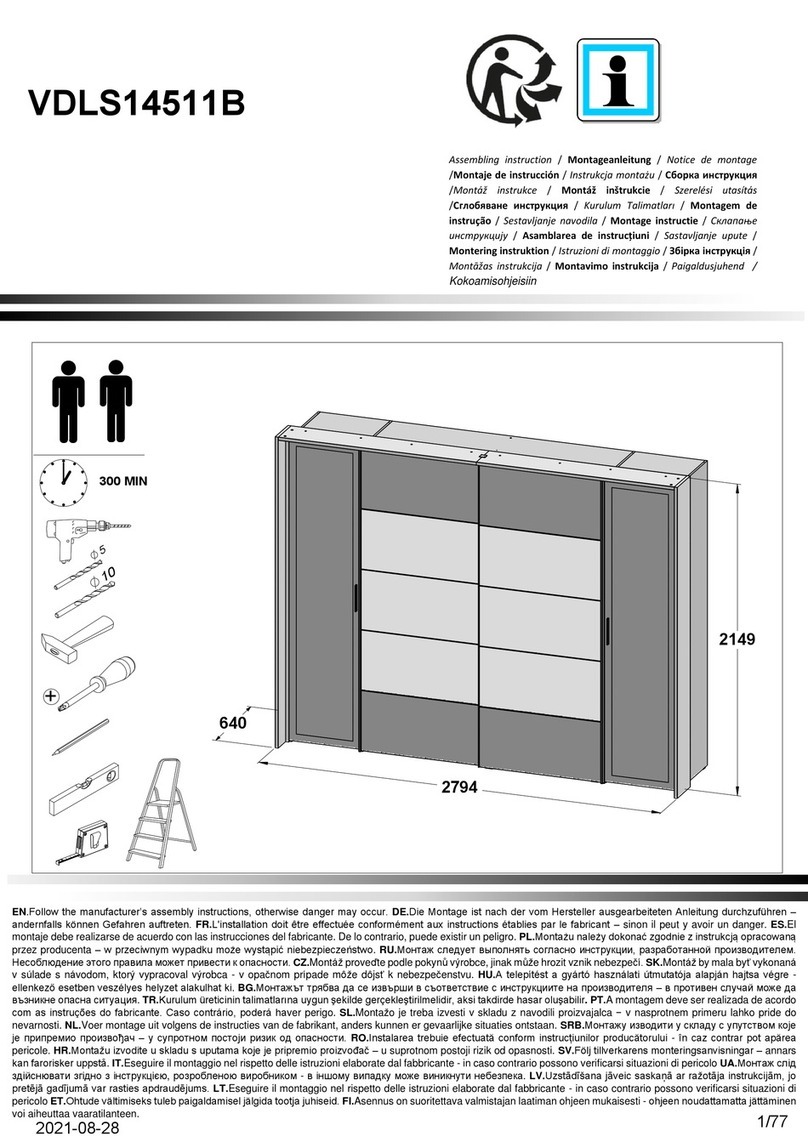 Forte VDLS14511B User manual