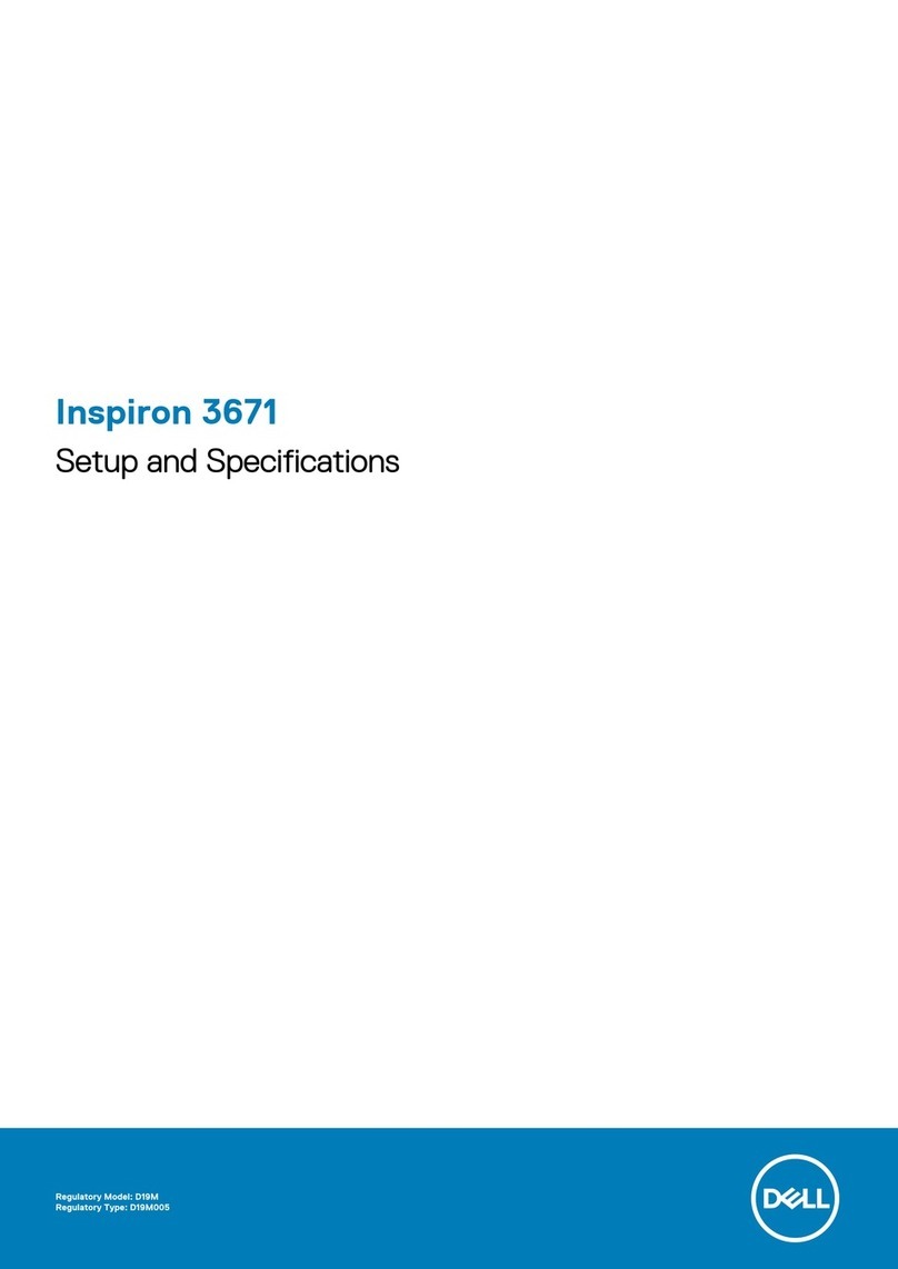 Dell Inspiron 3671 Operation and maintenance manual