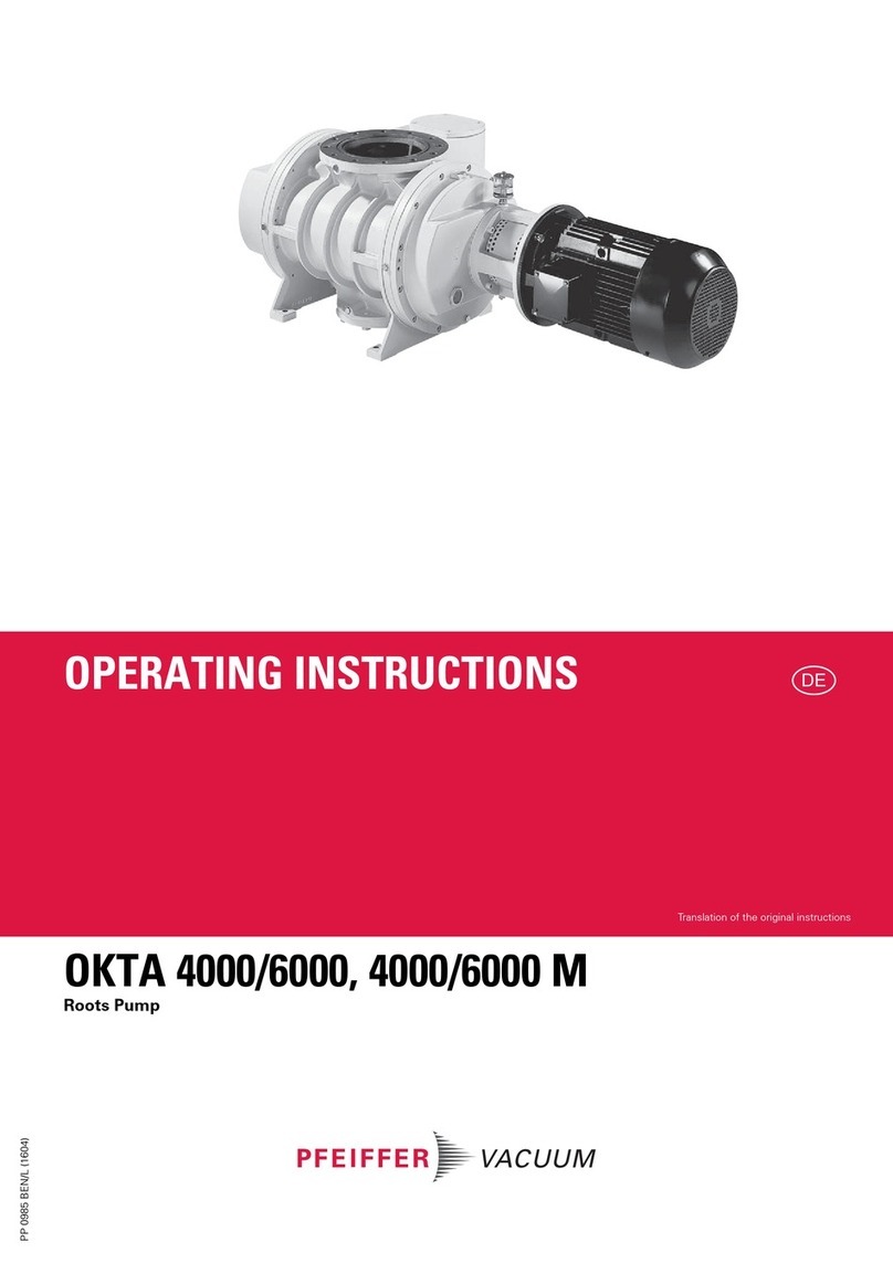 Pfeiffer Vacuum OKTA 6000 User manual