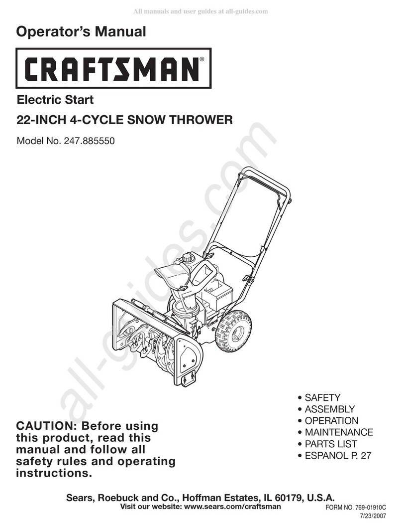 Craftsman 247.885550 Operator's manual