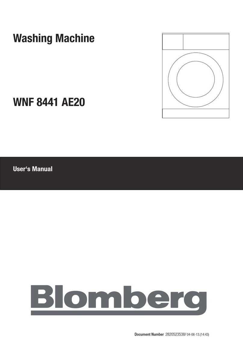 Blomberg WNF 8441 AE20 user manual