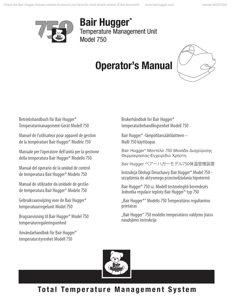 Bair Hugger 750 Operator's manual