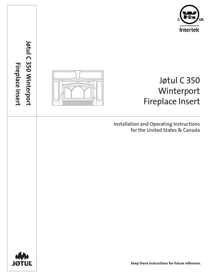 Jøtul C 350 Winterport User manual