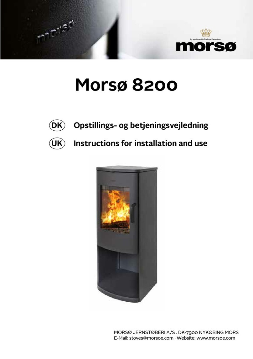 Morso 8243 Instructions for installation and use