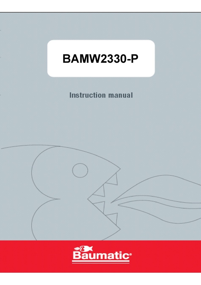 Baumatic BAMW2330-P User manual
