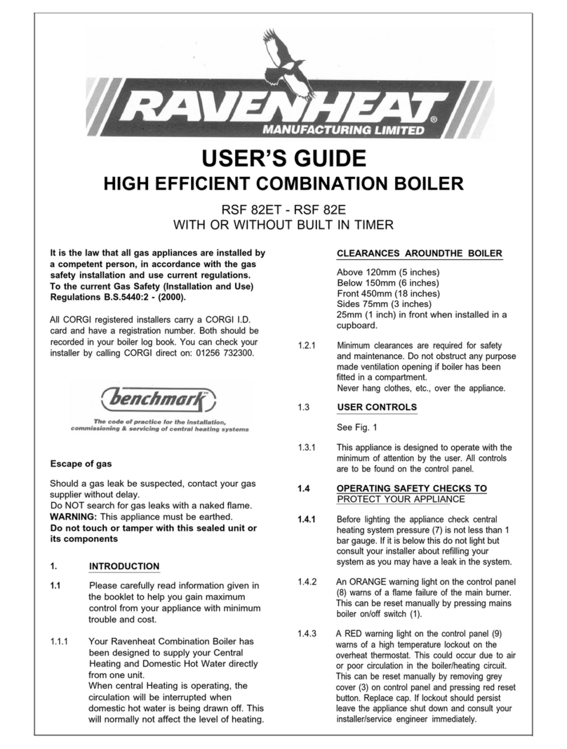 Ravenheat RSF 82ET user guide