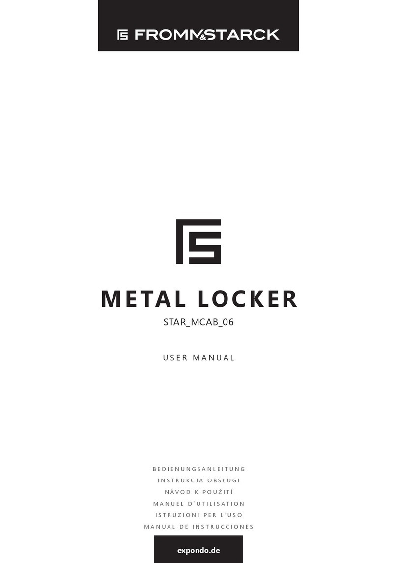 Fromm&Starck METAL LOCKER STAR-MCAB-06 User manual Fromm&Starck METAL LOCKER STAR-MCAB-06 User manual