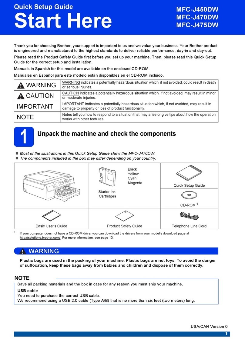 Brother Work Smart MFC-J450dw User manual