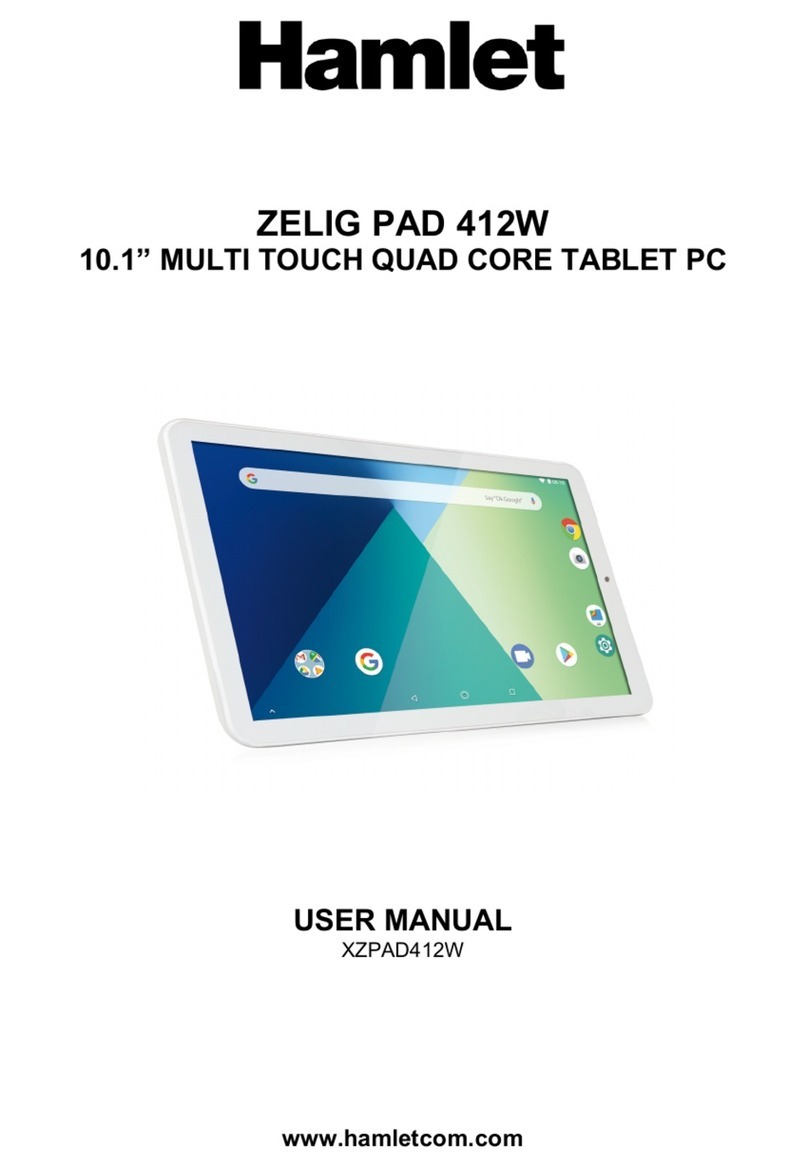 Hamlet XZPAD412W user manual