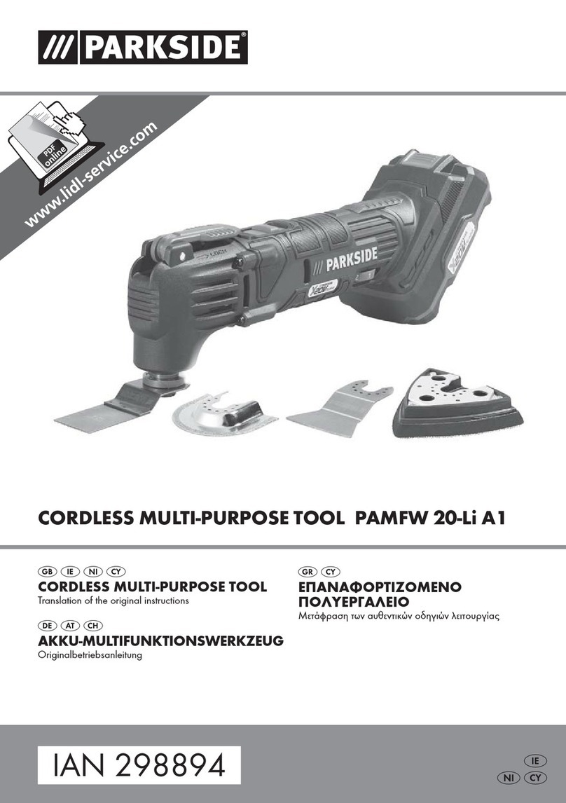 Parkside 298894 Translation of the original instructions