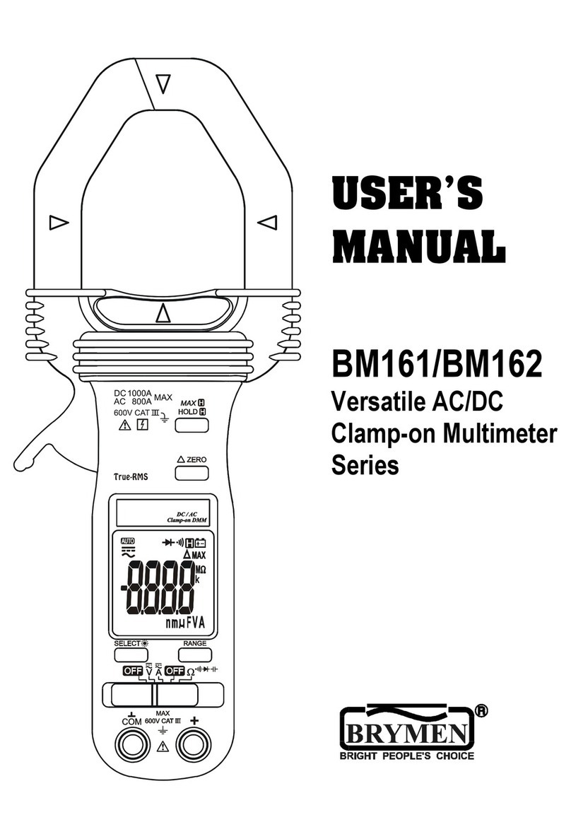 Brymen BM161 user manual