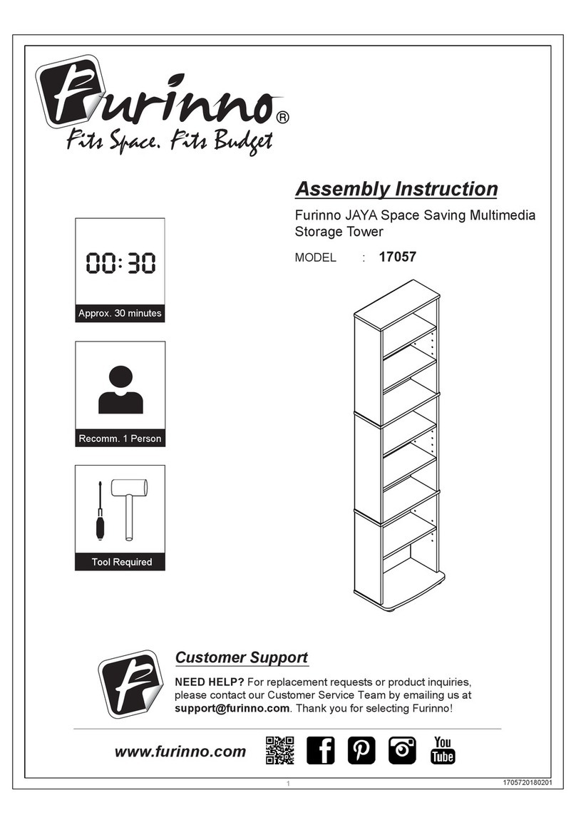 Furinno JAYA 17057 Assembly instruction Furinno JAYA 17057 Assembly instruction