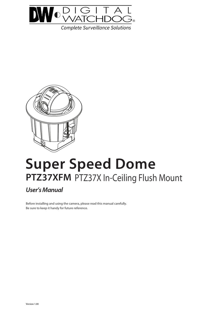 Digital Watchdog PTZ37XFM User manual
