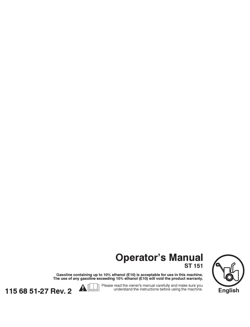 Husqvarna ST 151 User manual Husqvarna ST 151 User manual