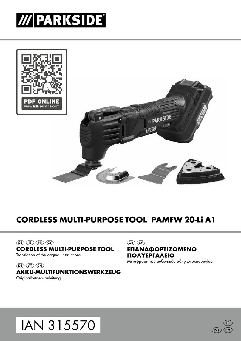 Parkside 315570 Translation of the original instructions