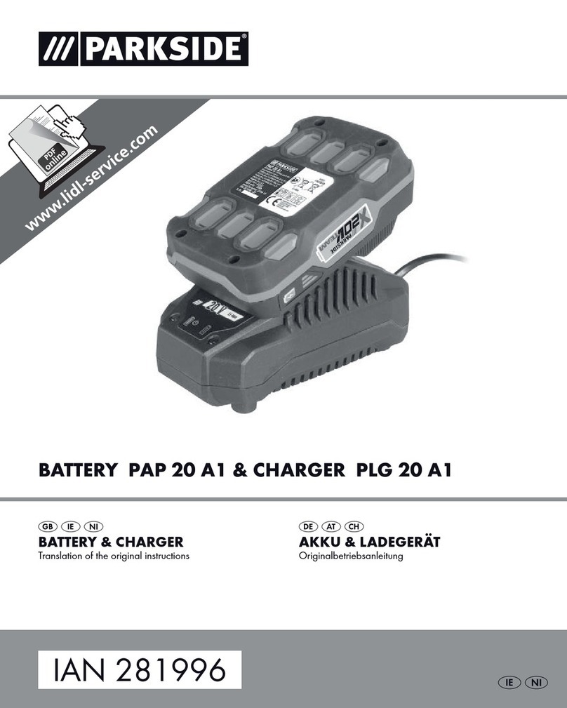 Parkside 281996 Translation of the original instructions