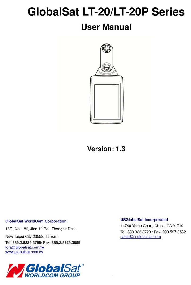 Global Sat LT-20P Series User manual Global Sat LT-20P Series User manual
