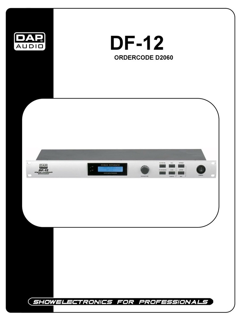 DAPAudio DF-12 User manual
