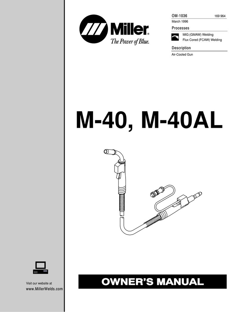 Miller Electric MIGmatic M-40 owner's manual Miller Electric MIGmatic M-40 owner's manual