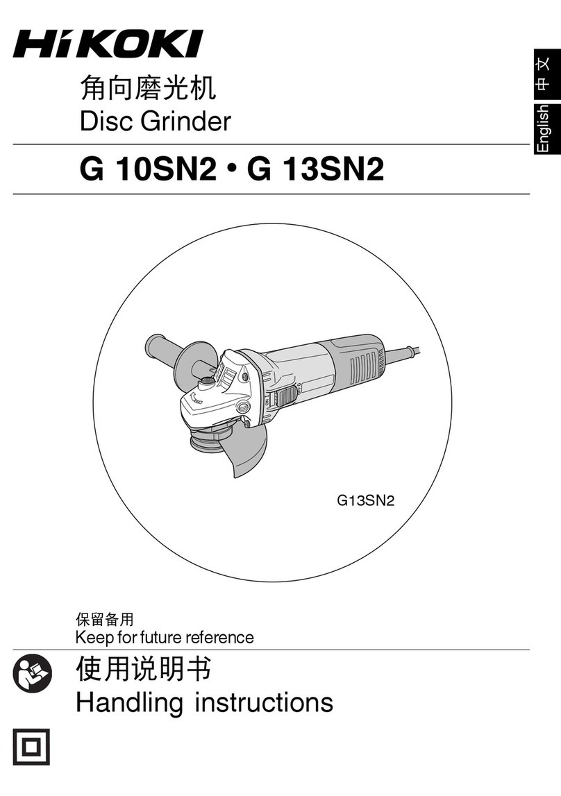 HIKOKI G 13SN2 Handling instructions