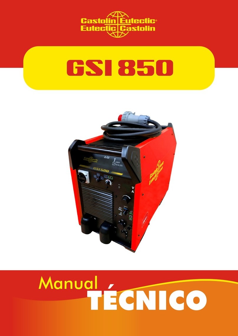 Castolin Eutectic GSI 850 manual