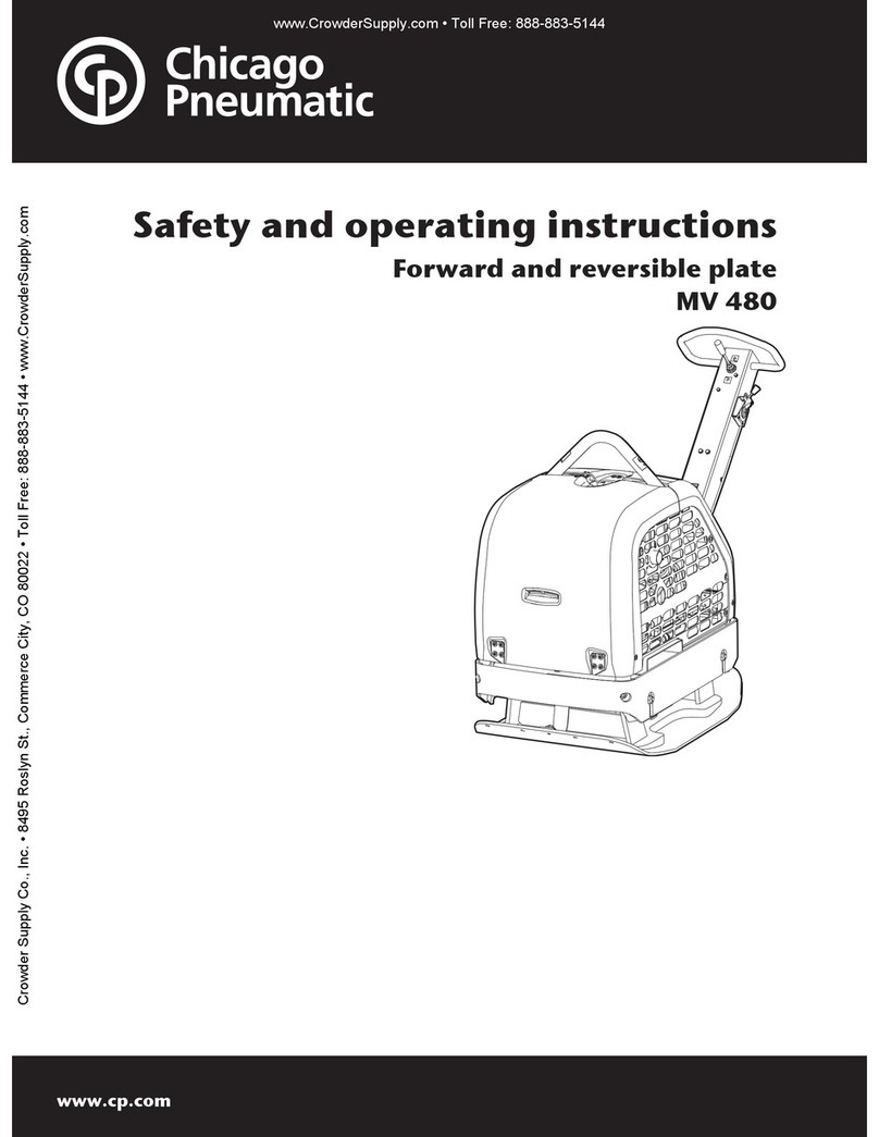 Chicago Pneumatic MV 480 Maintenance and service guide