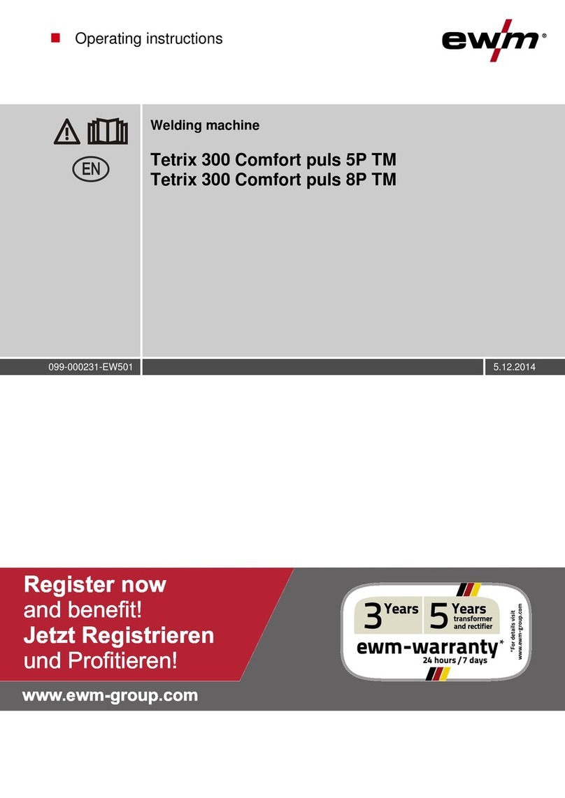 EWM Tetrix 300 Comfort puls 5P TM User manual