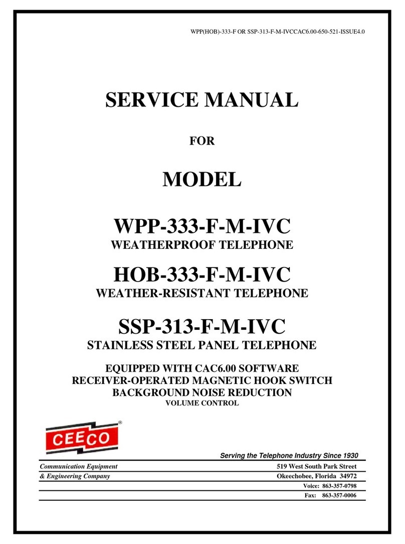 CEECO WPP-333-F-M-IVC User manual