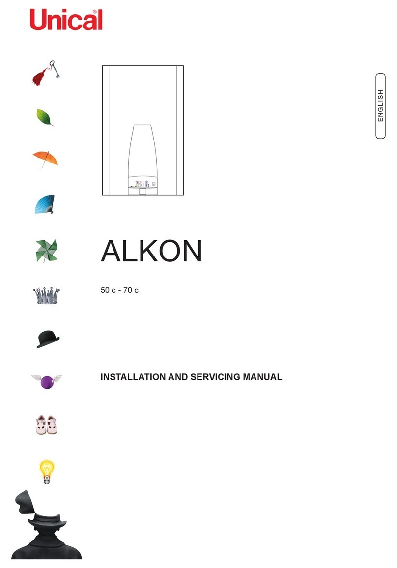Unical ALKON 50 c Installation and Servicing Manual