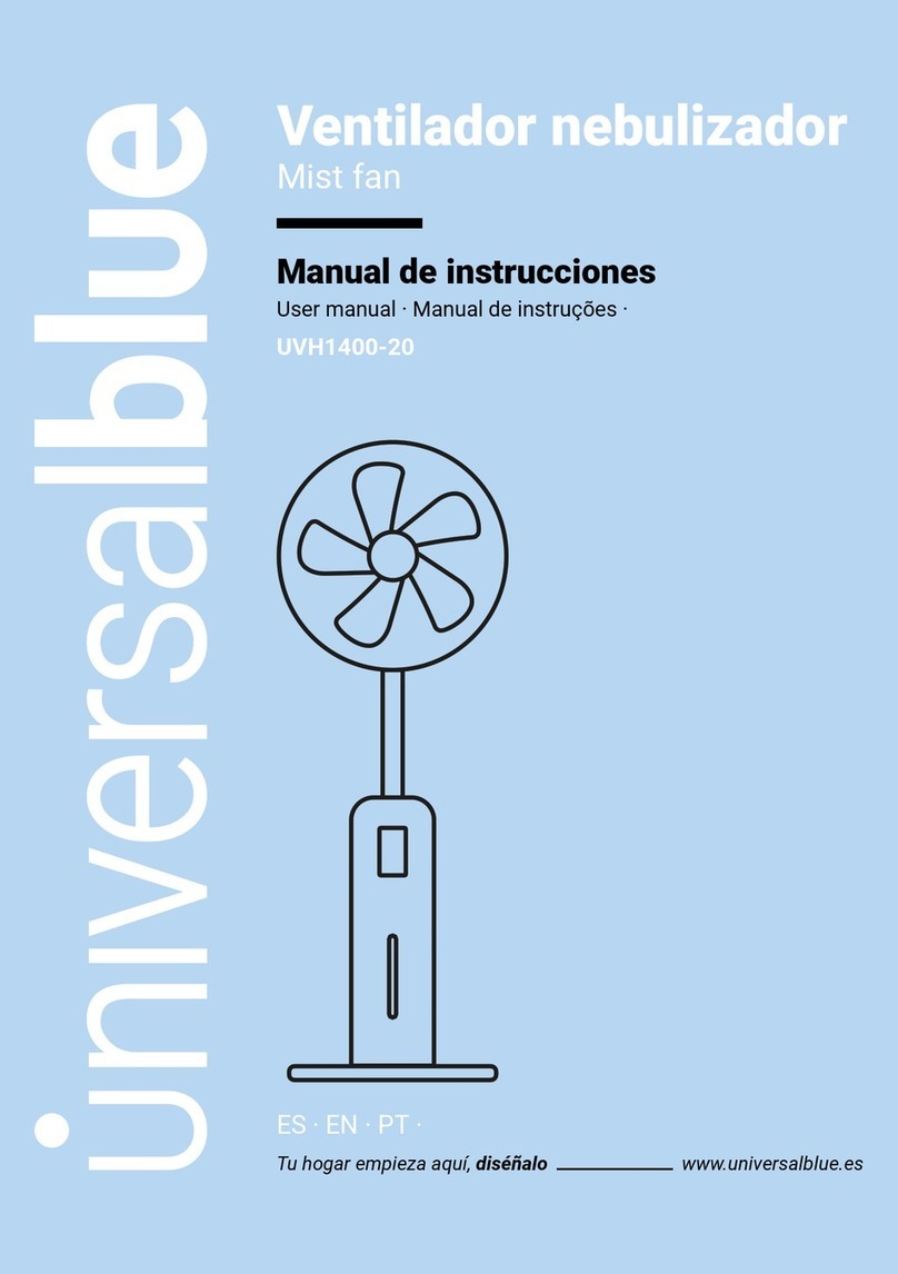 Universal Blue UVH1400-20 User manual Universal Blue UVH1400-20 User manual