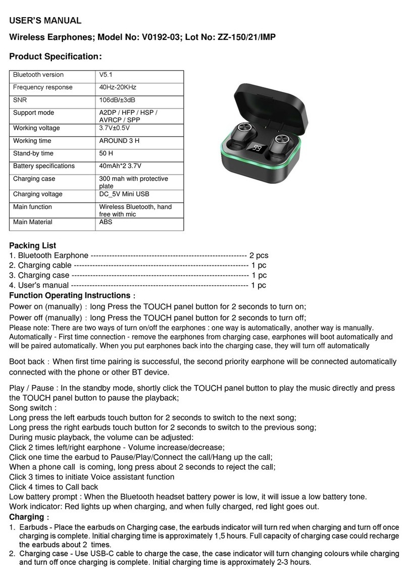 Graham V0192-03 user manual