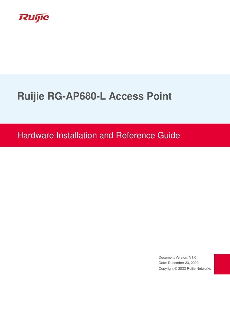 Ruijie RG-AP680-L Installation and operating manual Ruijie RG-AP680-L Installation and operating manual
