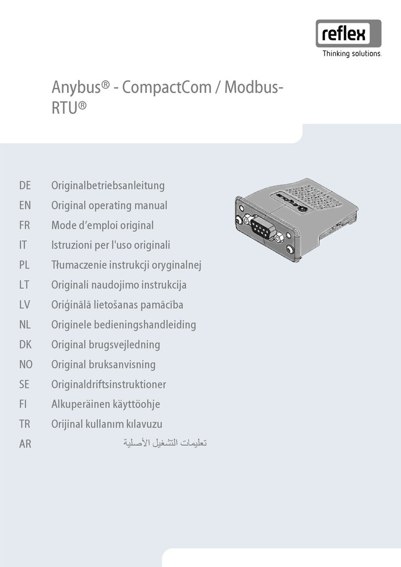 Reflex Anybus CompactCom Original operating manual