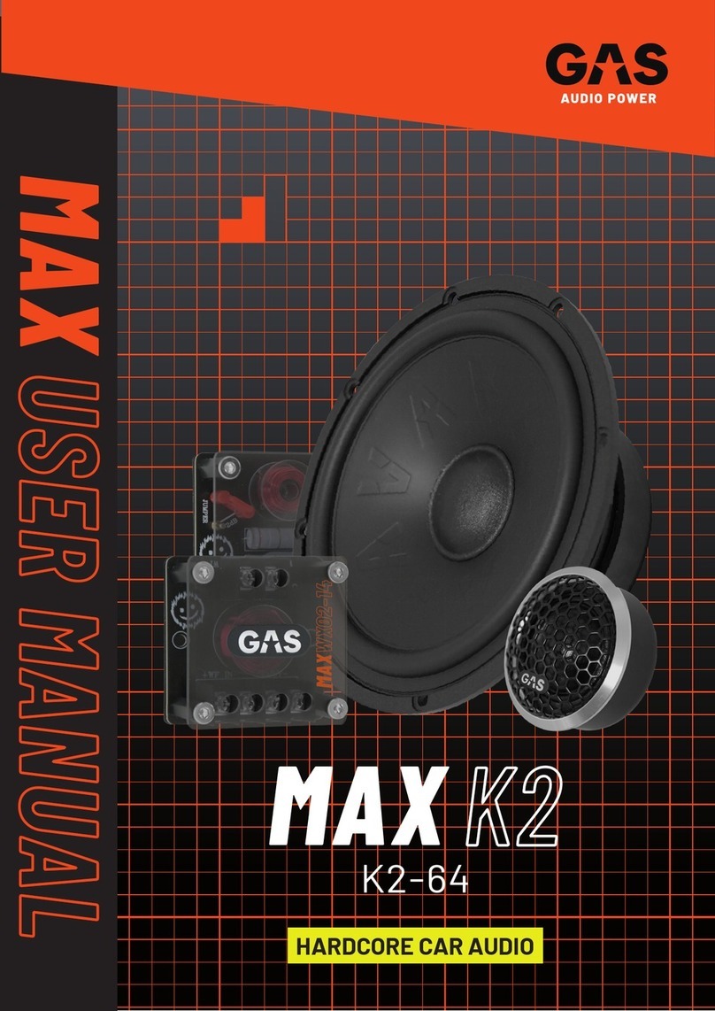 GAS MAX K2 user manual