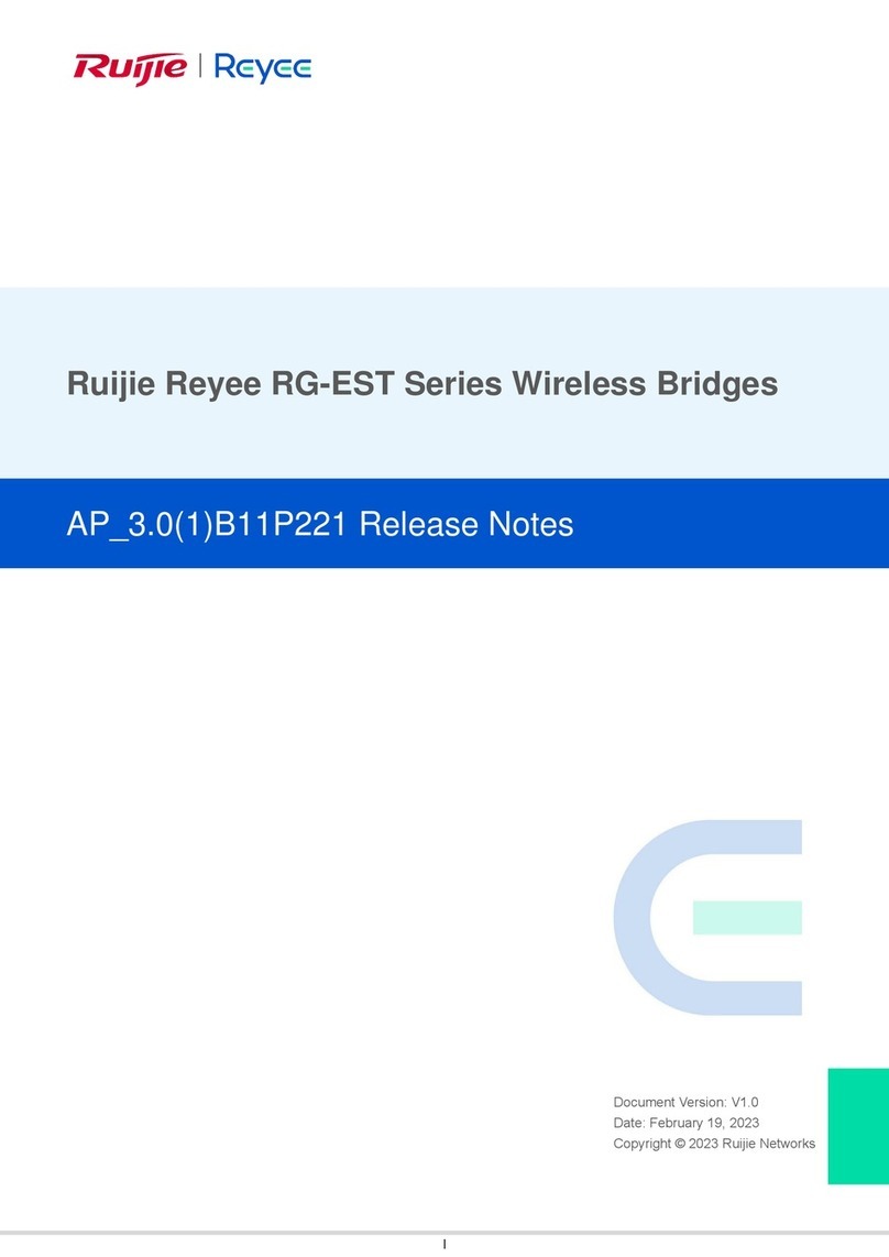 Ruijie Reyee RG-EST Series Release notes