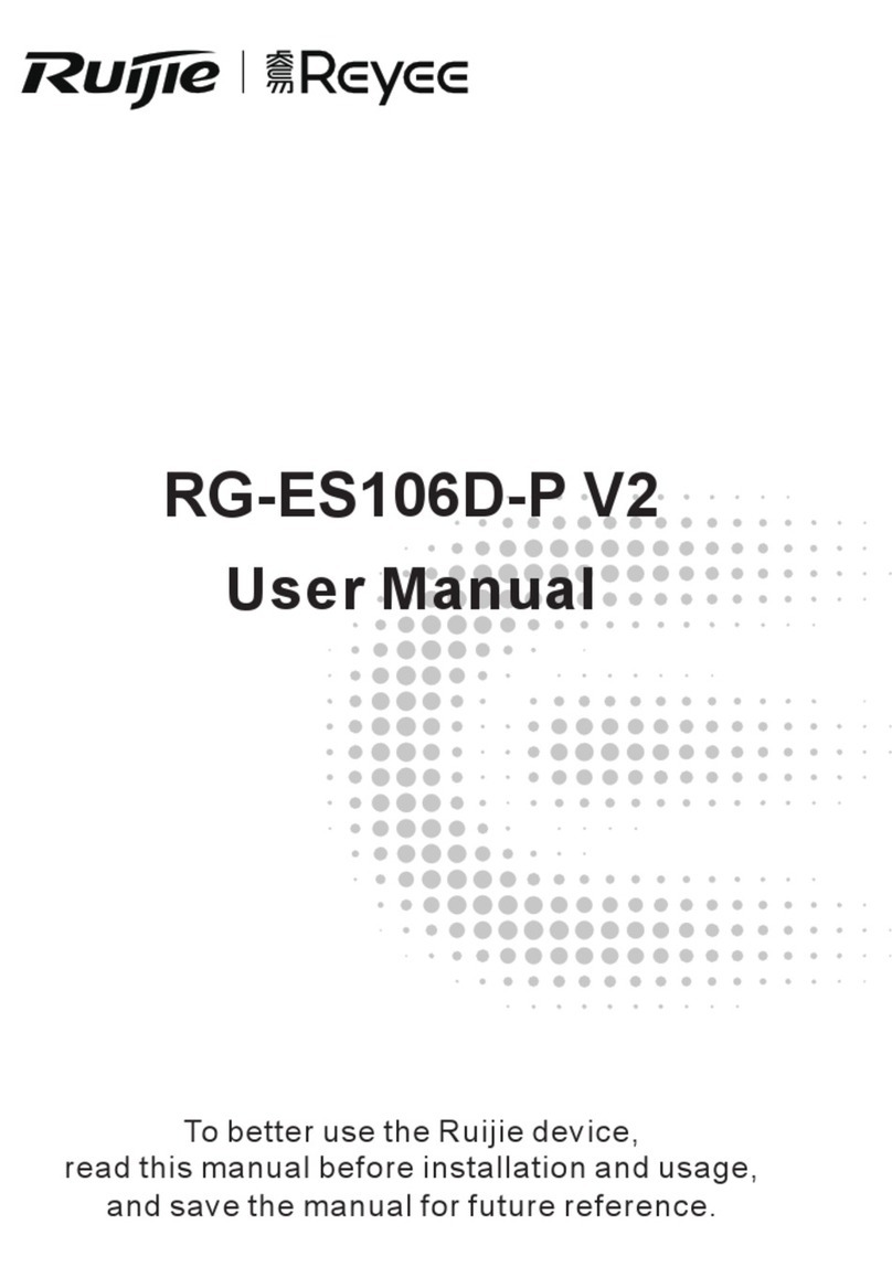 Ruijie Reyee RG-ES106D-P V2 User manual