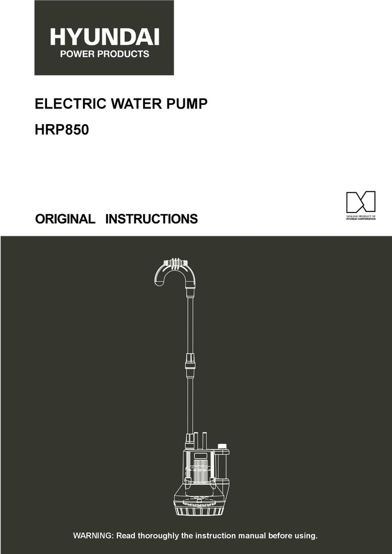 Hyundai HRP850 Original instructions