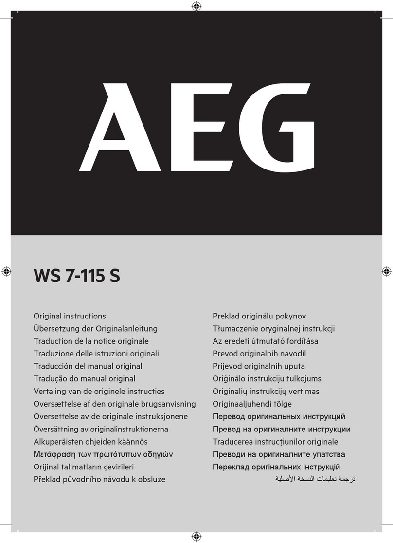 AEG WS 7-115 S User manual