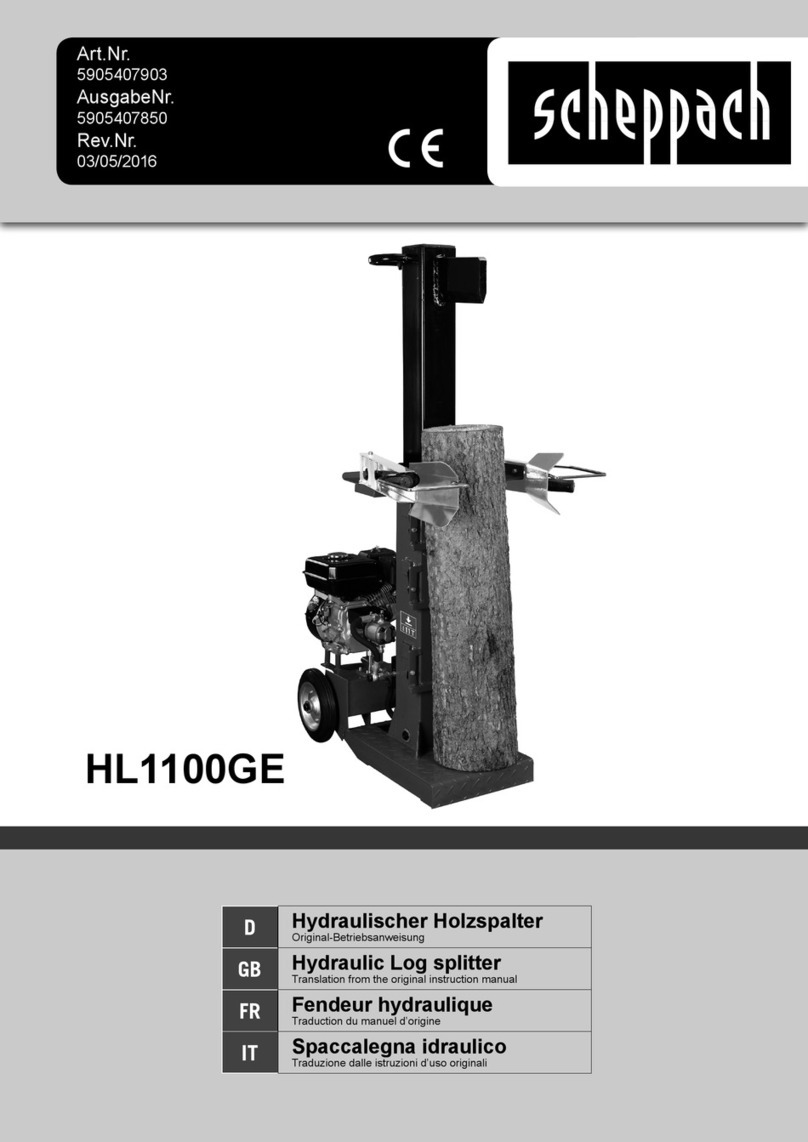 Scheppach HL1100GE Translation from the original instruction manual