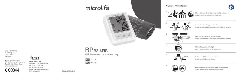 Microlife BP B3 AFIB User manual