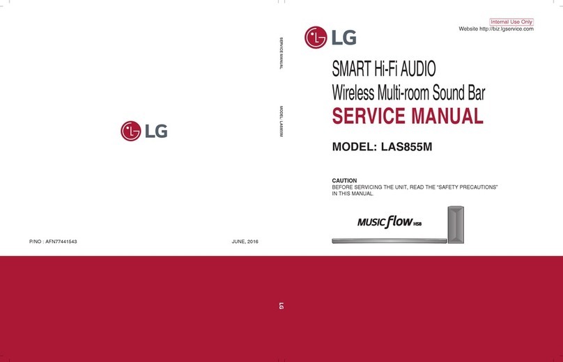 LG music flow LAS855M User manual