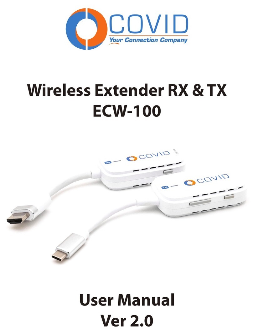 Covid ECW-100 User manual