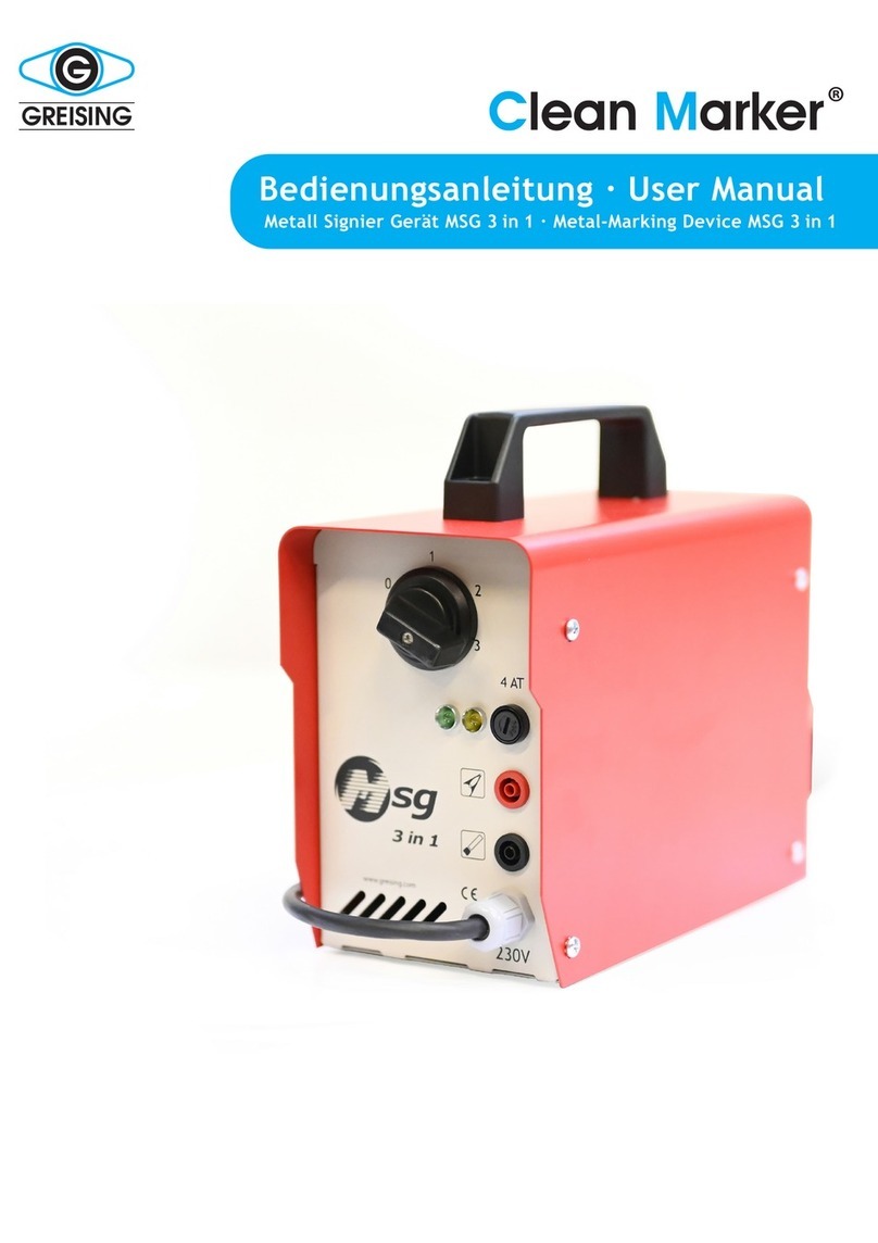 GREISING Clean Marker MSG 3 in 1 User manual