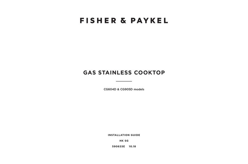 Fisher & Paykel CG905D User manual Fisher & Paykel CG905D User manual