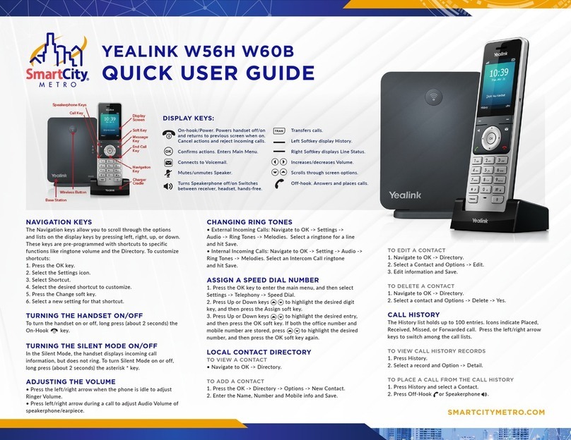 Yealink W56H Instruction manual