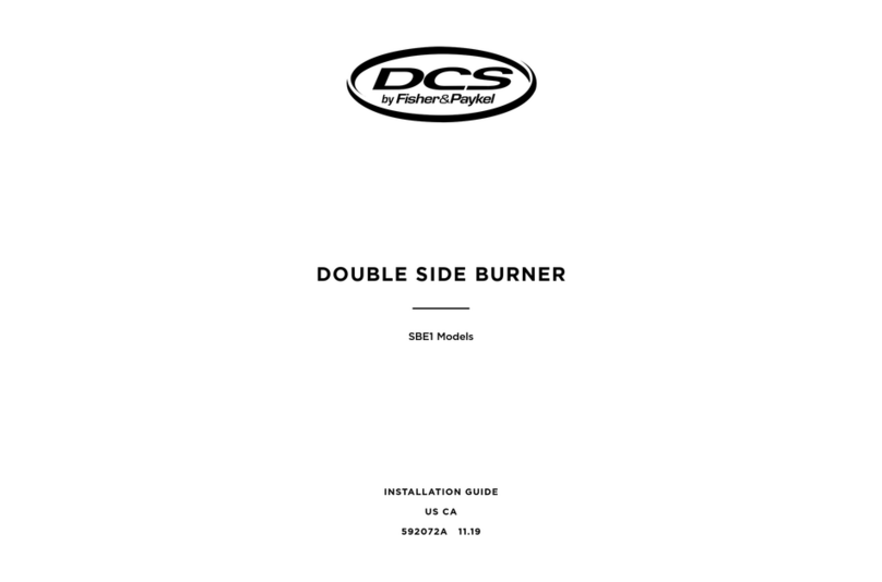 Fisher & Paykel DCS SBE1-142-N installation guide